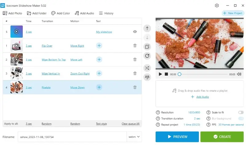 Creating a website slideshow using Icecream Slideshow Maker Creating a website slideshow using Icecream Slideshow Maker