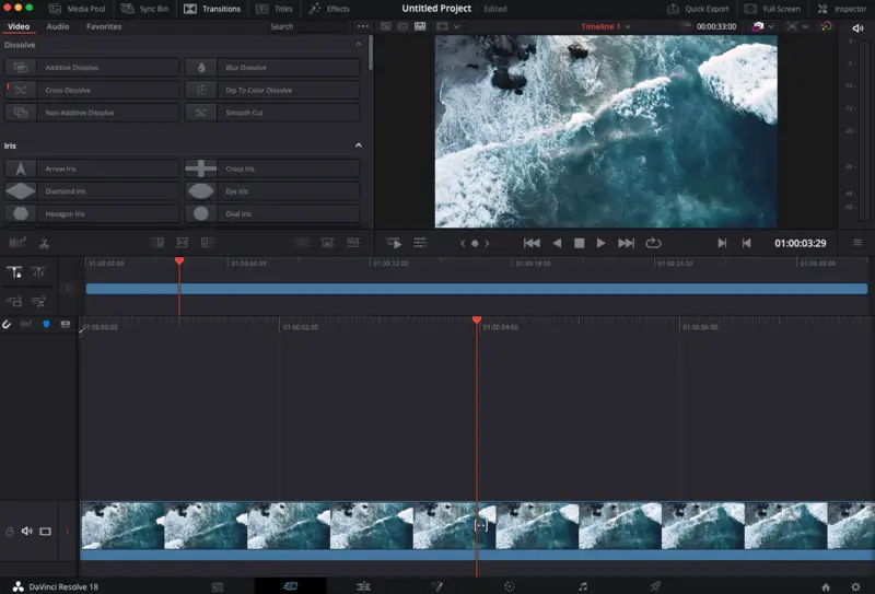 Editor de vídeo profissional gratuito - DaVinci Resolve Editor de vídeo profissional gratuito - DaVinci Resolve